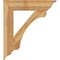 Ekena Millwork Legacy Traditional Rough Sawn Bracket, Western Red Cedar, 6"W x 32"D x 36"H BKT06X32X36LEC01RWR - alternate 3